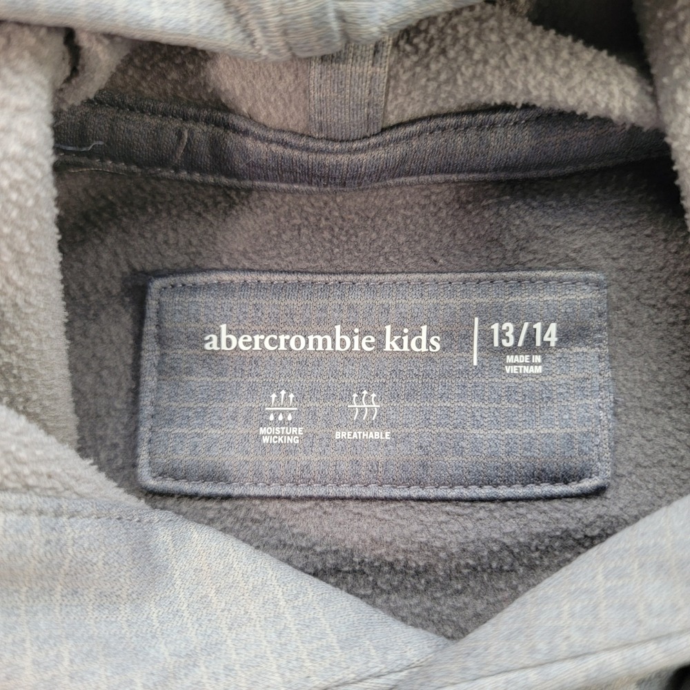 Lot 3 Abercrombie Kids Boys 13/14 Performance Hoodies and Waffle Henley Shirt - Picture 4 of 12